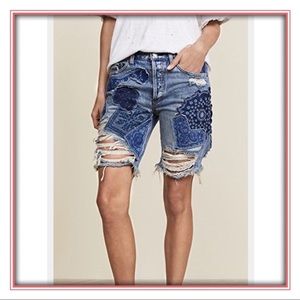 8•15•18 FINAL MARKDOWN-FREE PEOPLE PATCHWORK SHORT